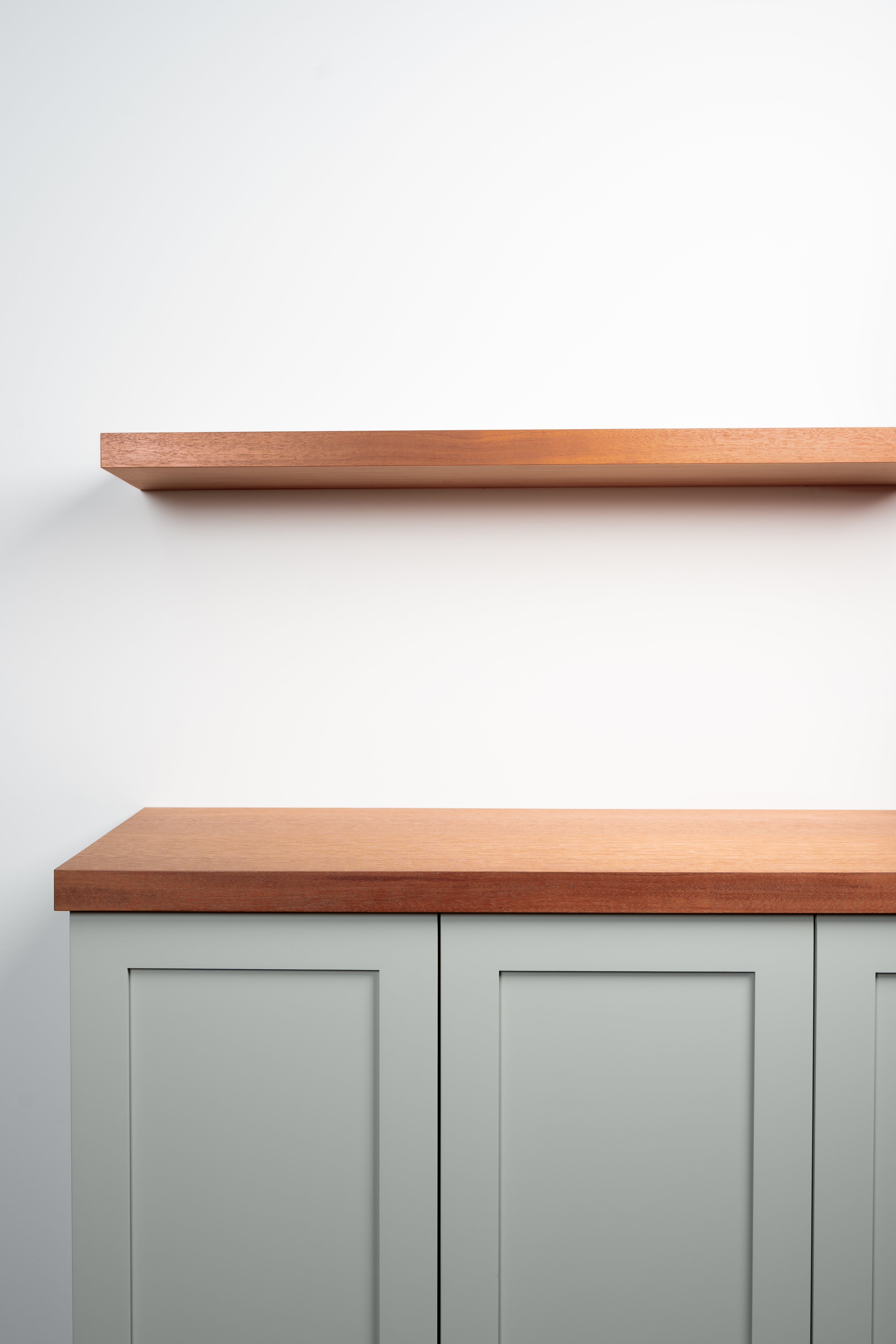 African Mahogany 1.75" thick Cabinet Top / Slab Shelf