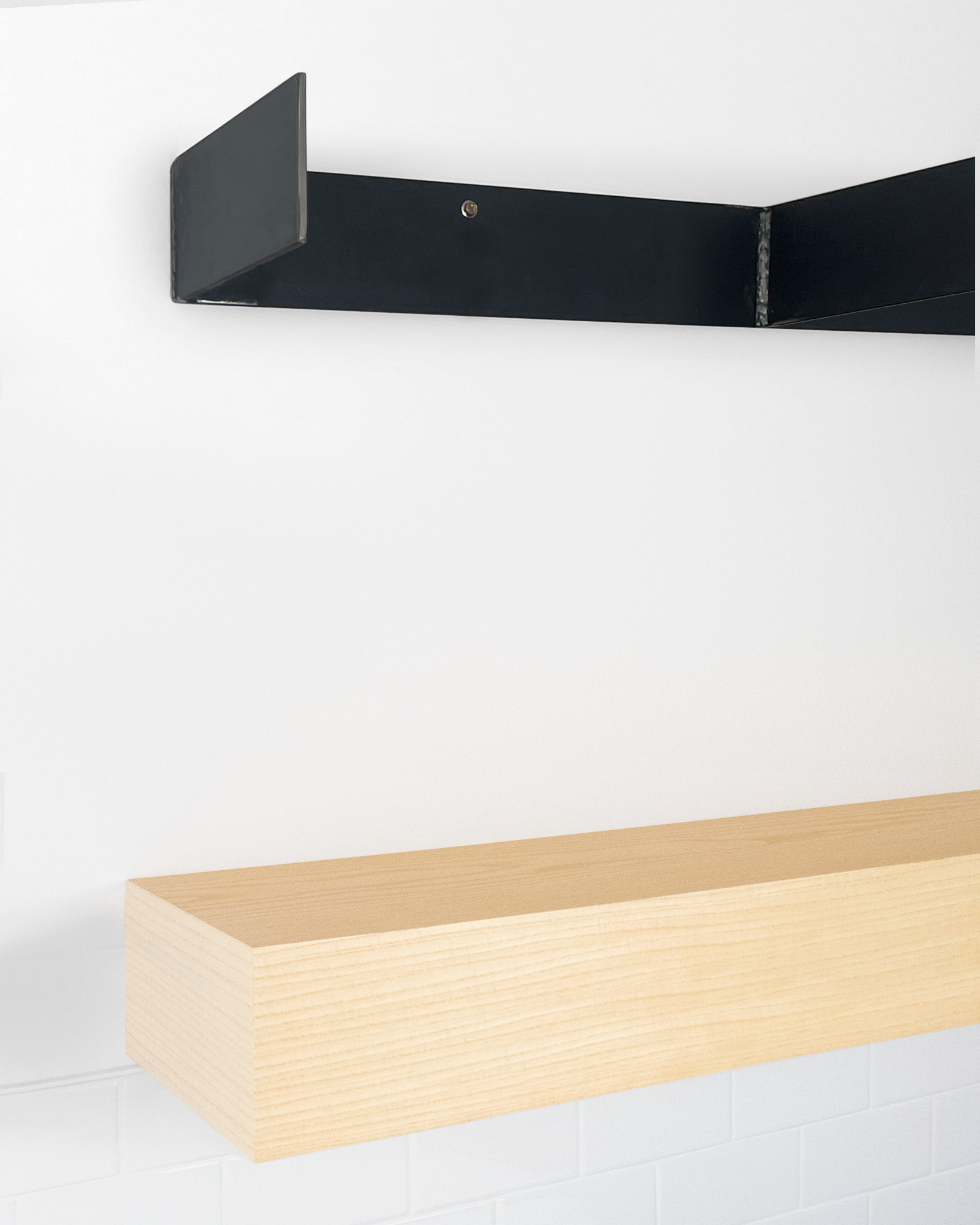 Ash Floating Shelves 4.1-6" thick