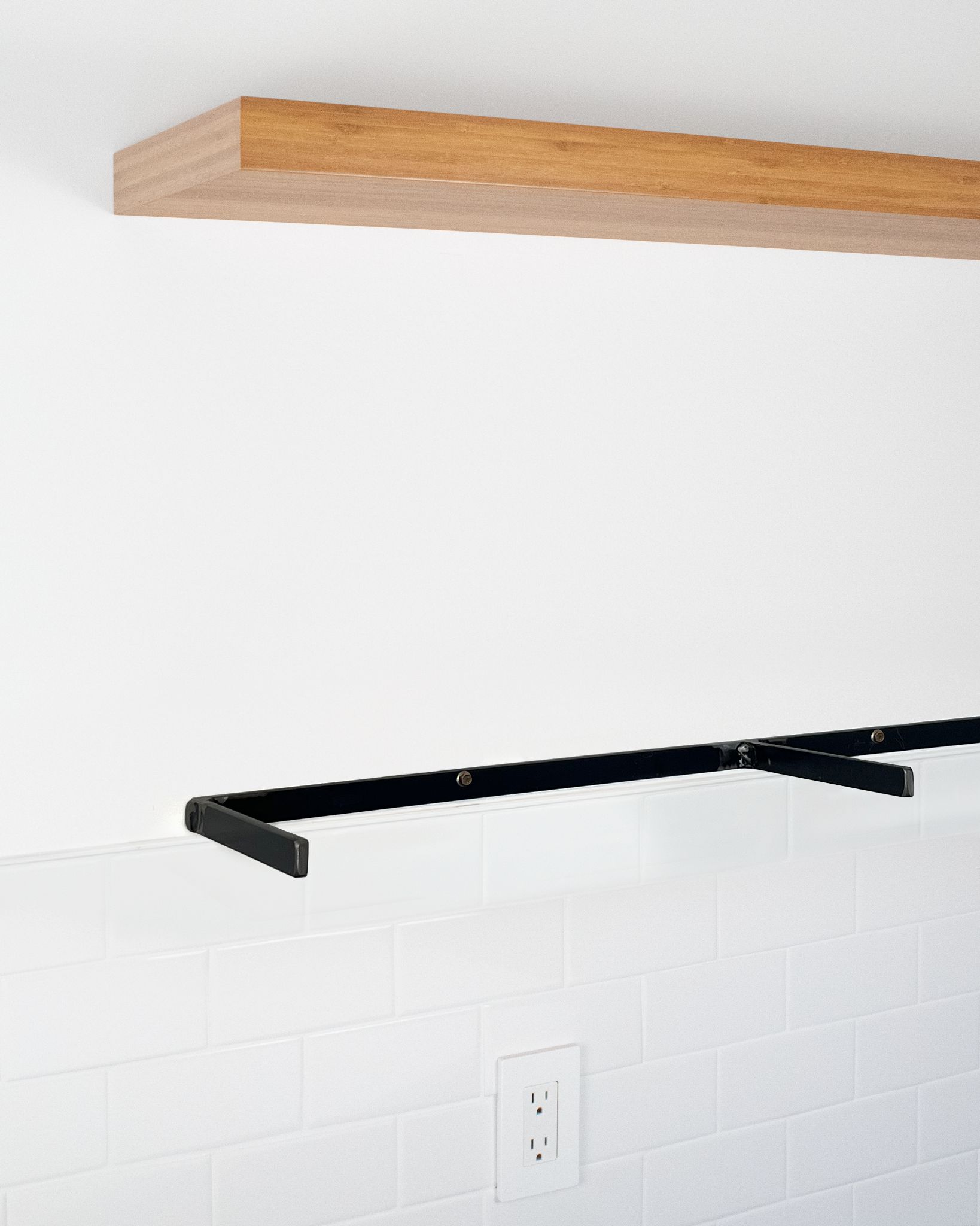 Bamboo Floating Shelves 1.75" thick