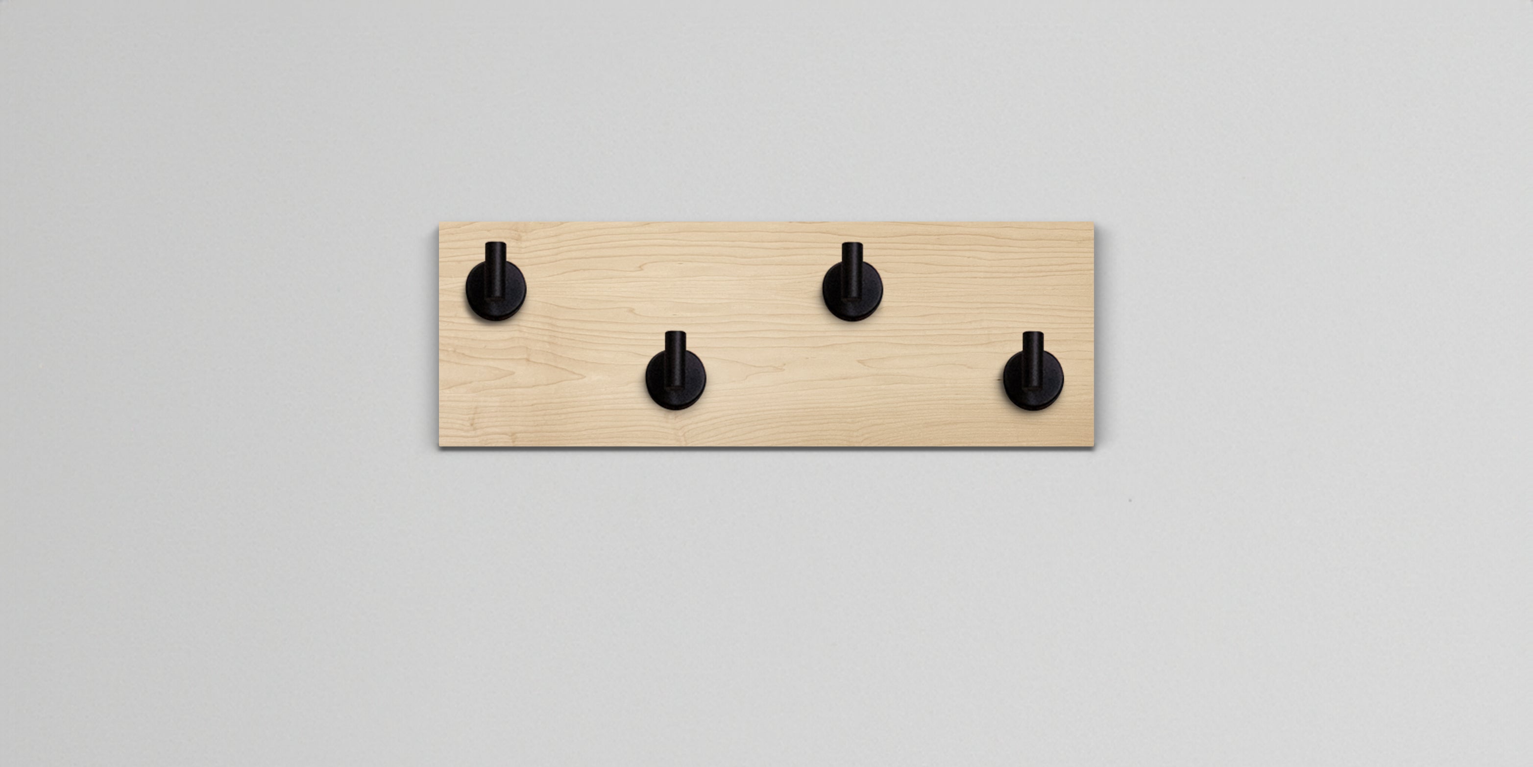 Maple Hook Wall Rack