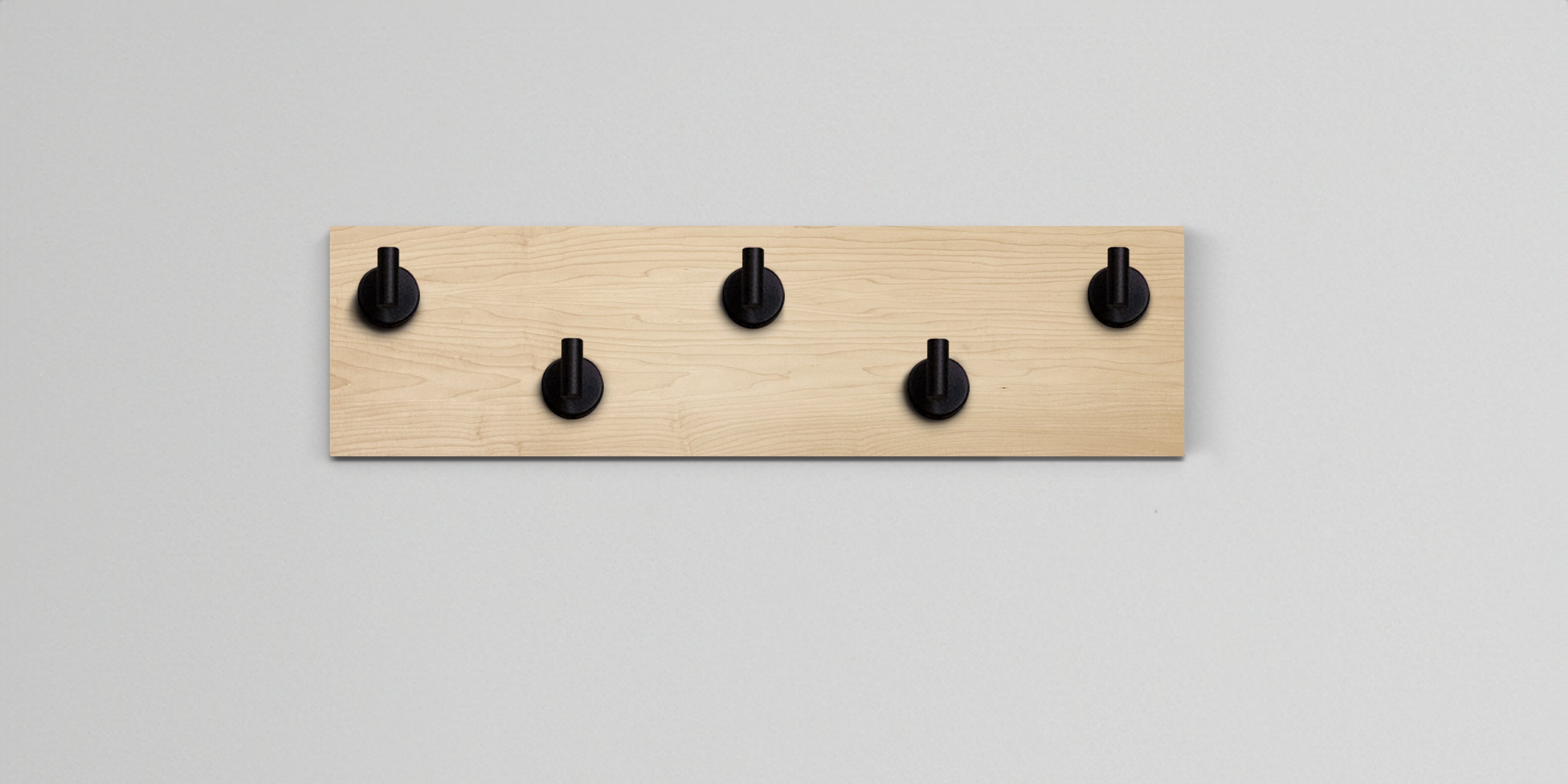 Maple Hook Wall Rack