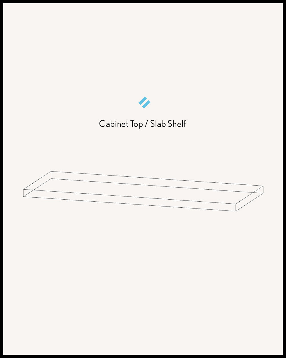 Maple 4.1-6" thick Cabinet Top / Slab Shelf