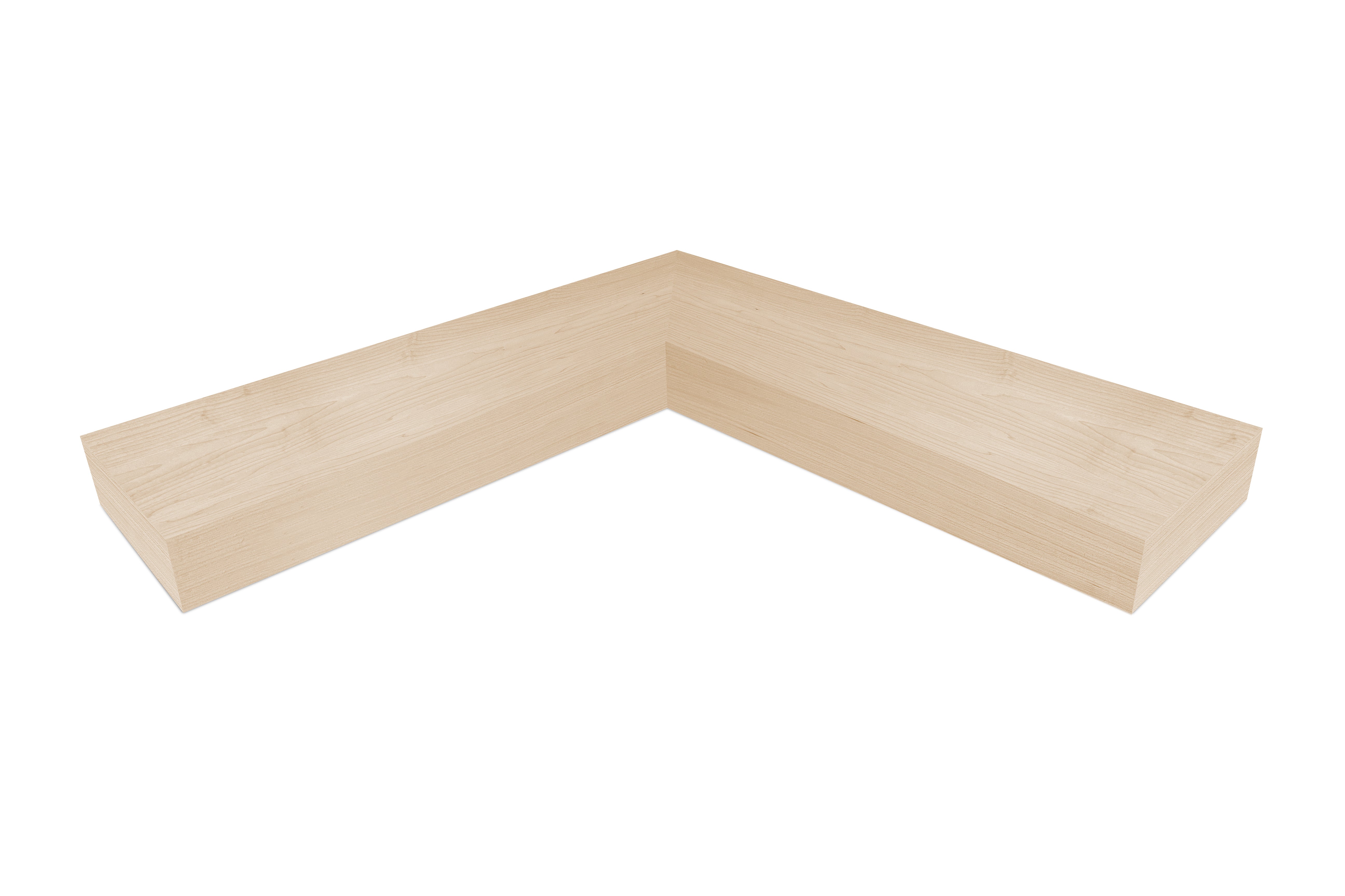 Maple Corner Shelves 2-4" thick