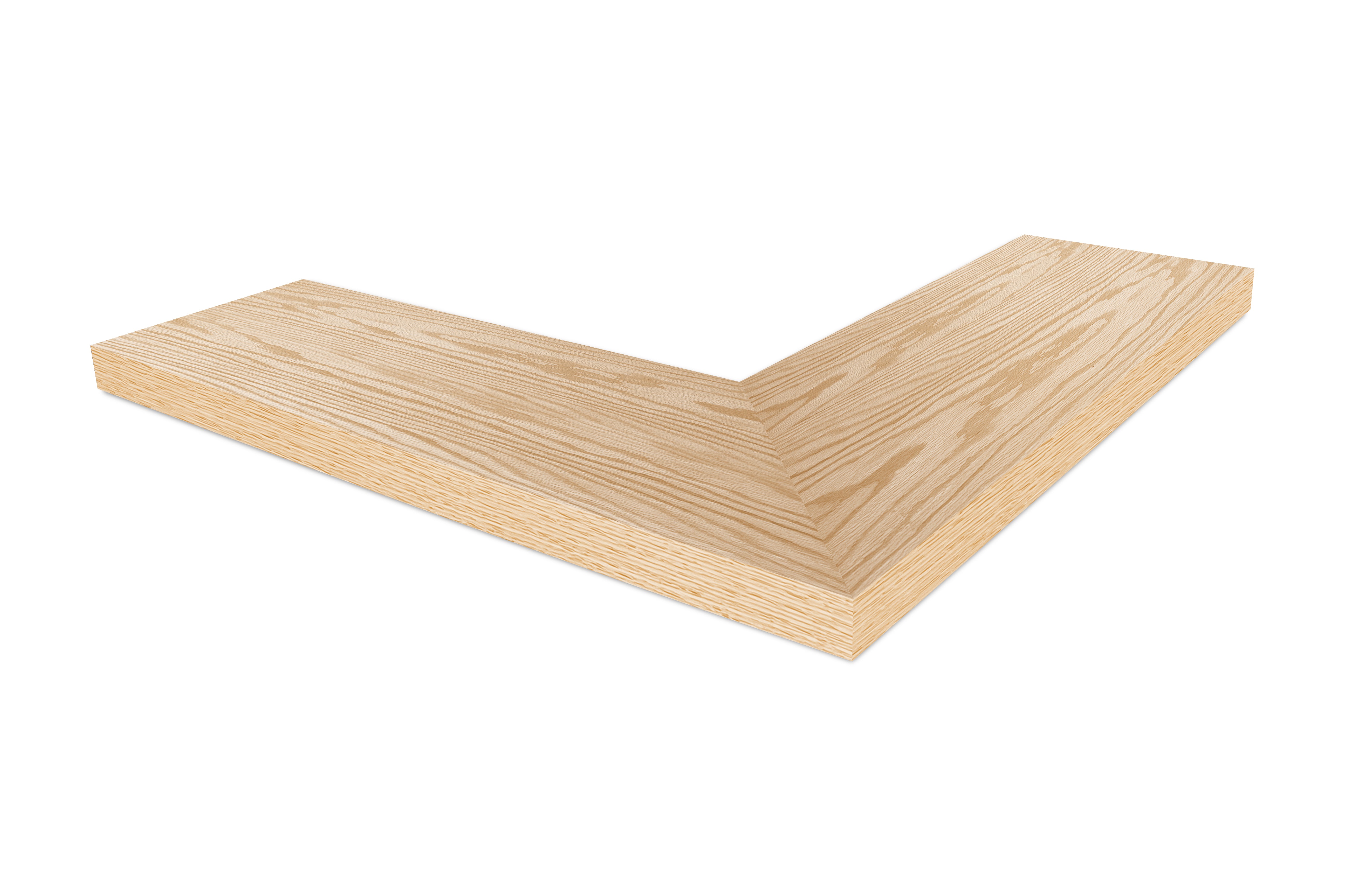 Red Oak Corner Shelves 1.75" thick