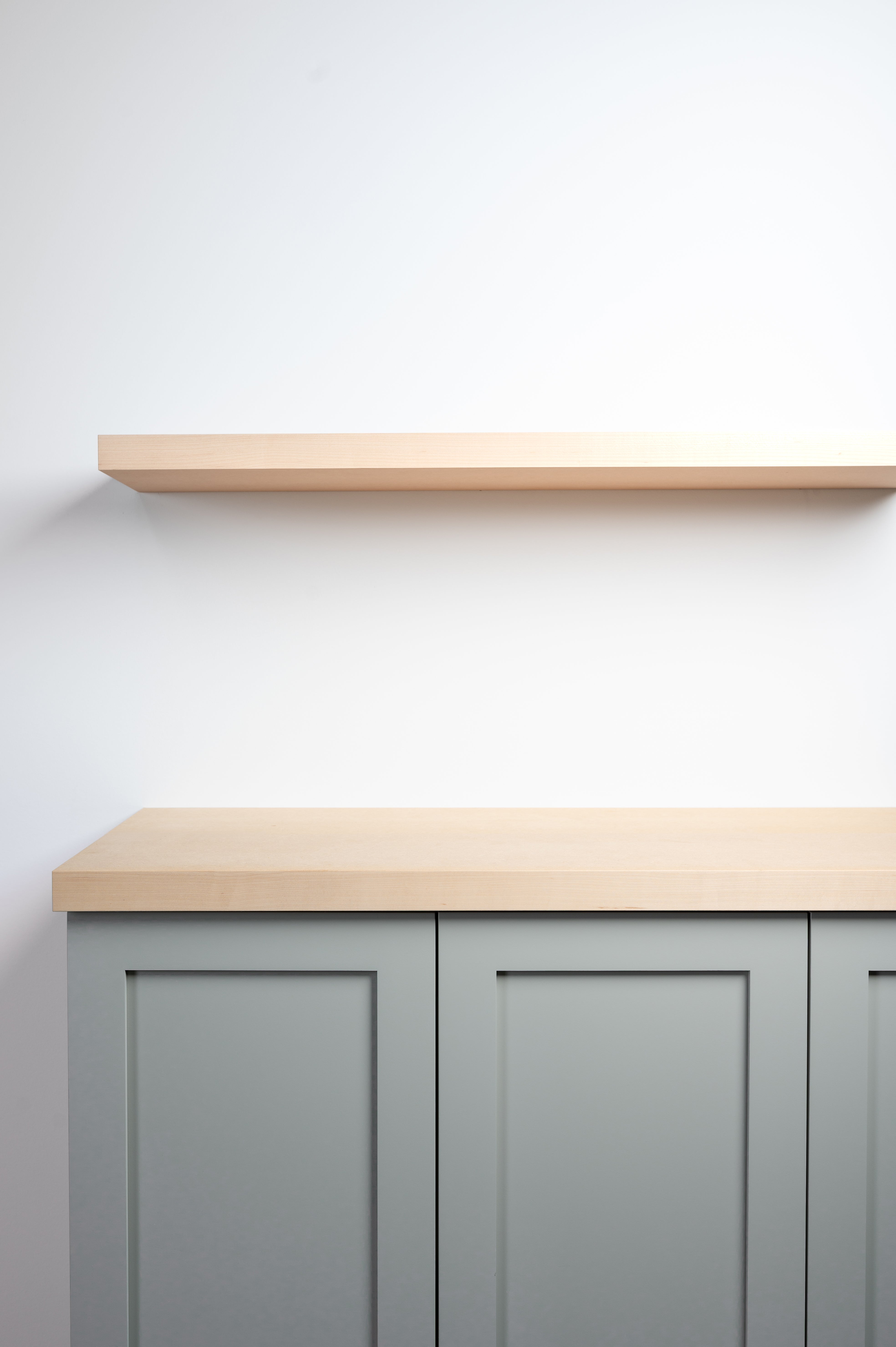 U-Paint MDF 2-4" thick Cabinet Top / Slab Shelf