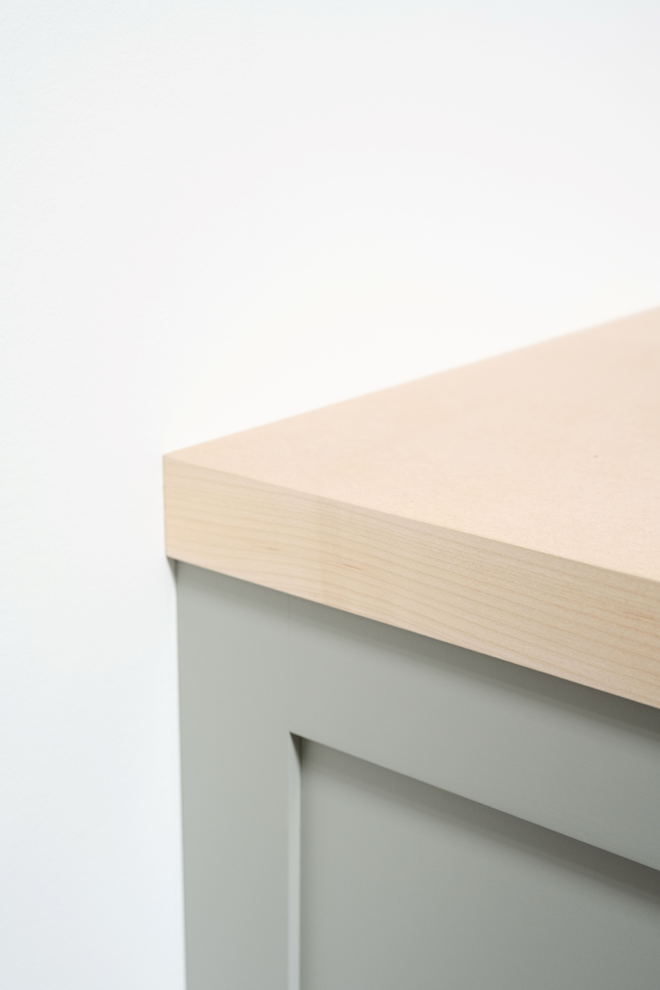 U-Paint MDF 1.75" thick Cabinet Top / Slab Shelf