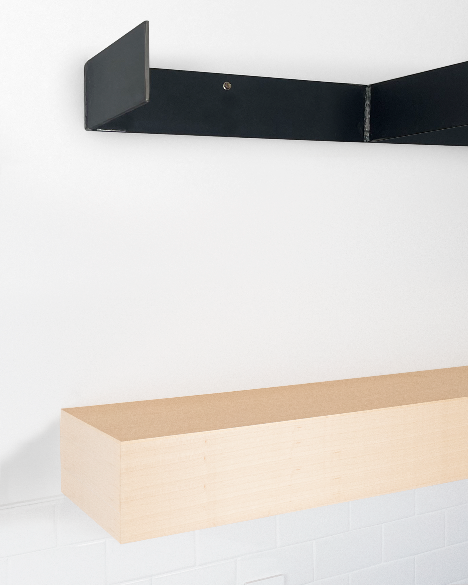 Maple Floating Shelves 4.1-6" thick