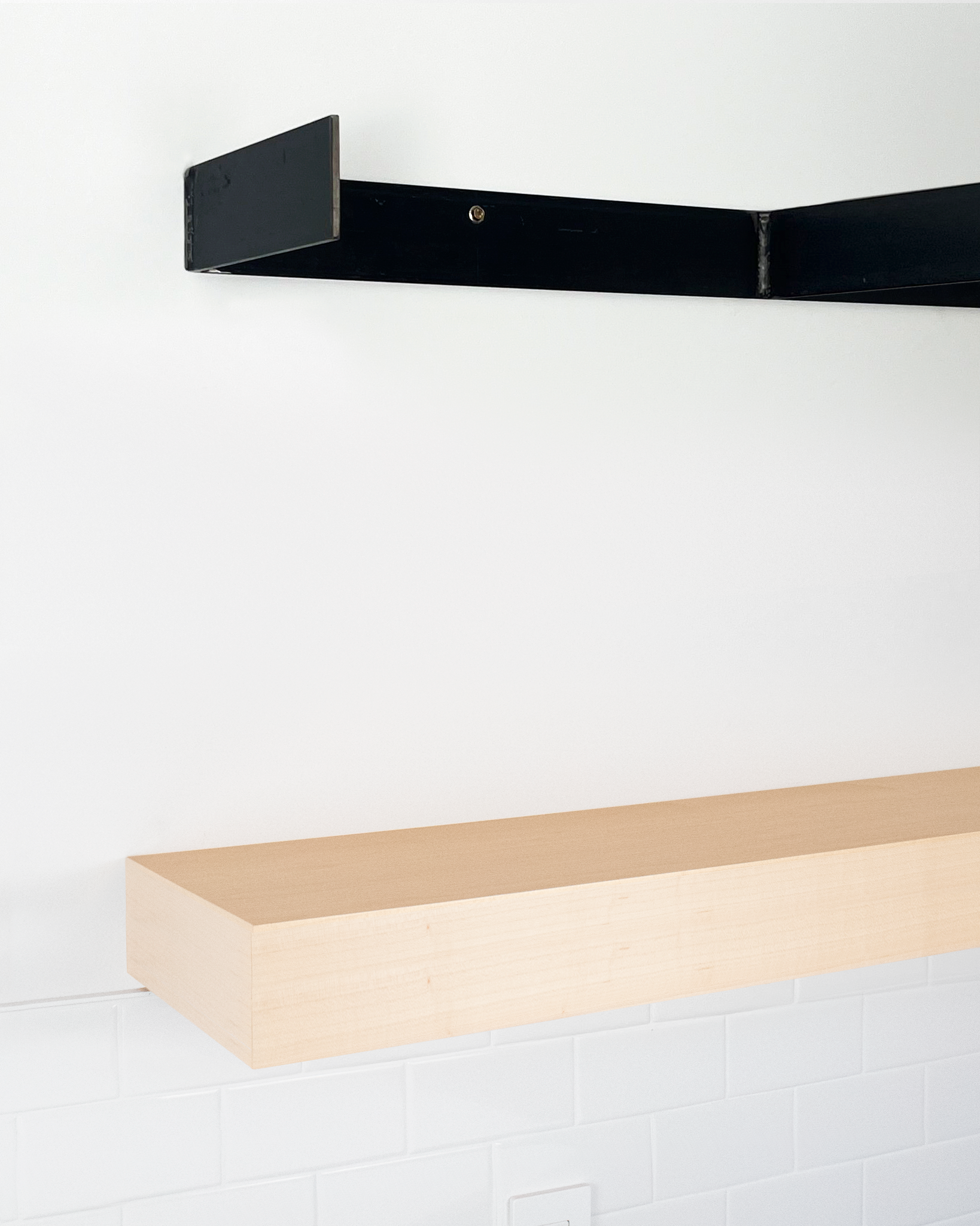 Maple Floating Shelves 2-4" thick