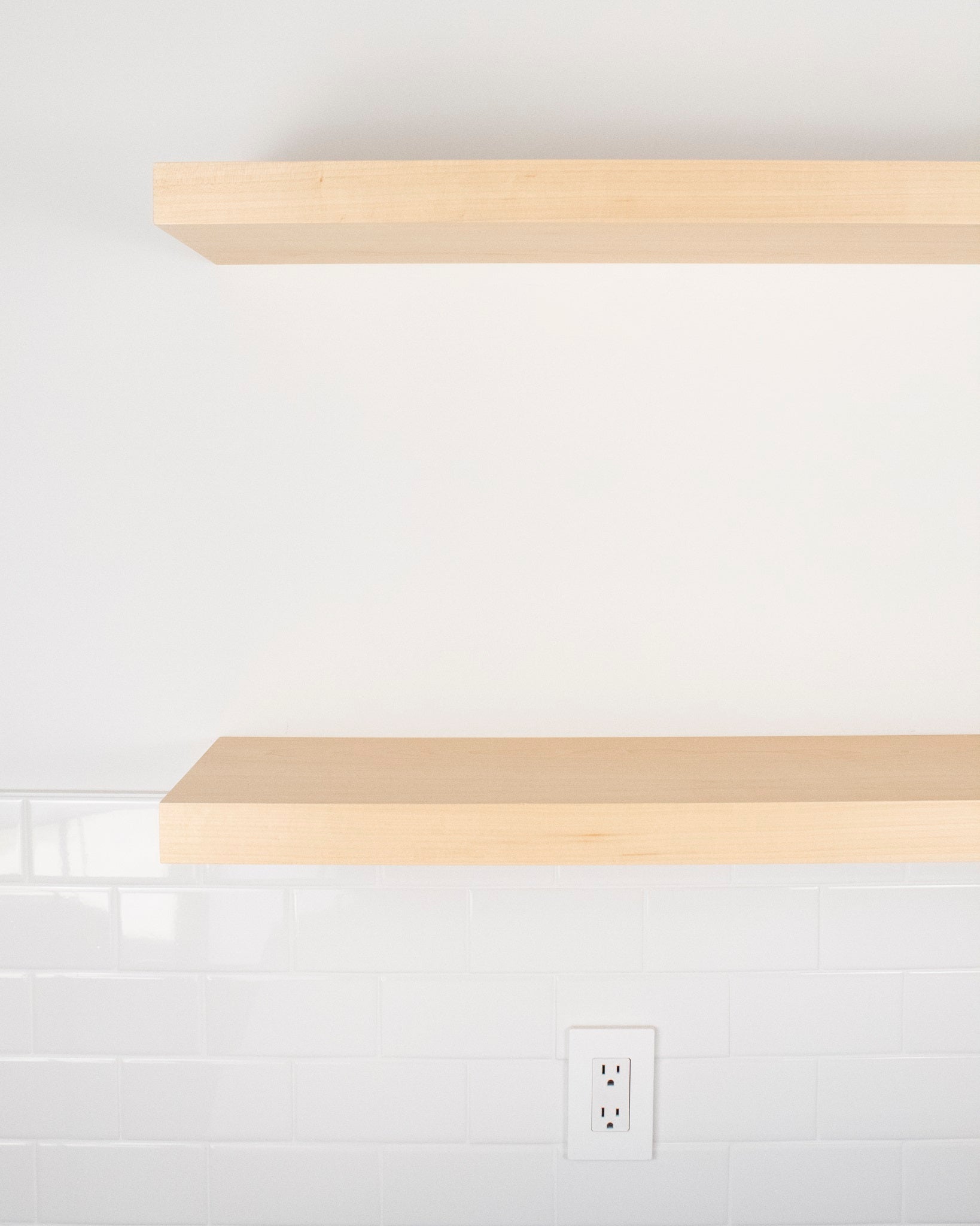 Maple Floating Shelves 1.75" thick