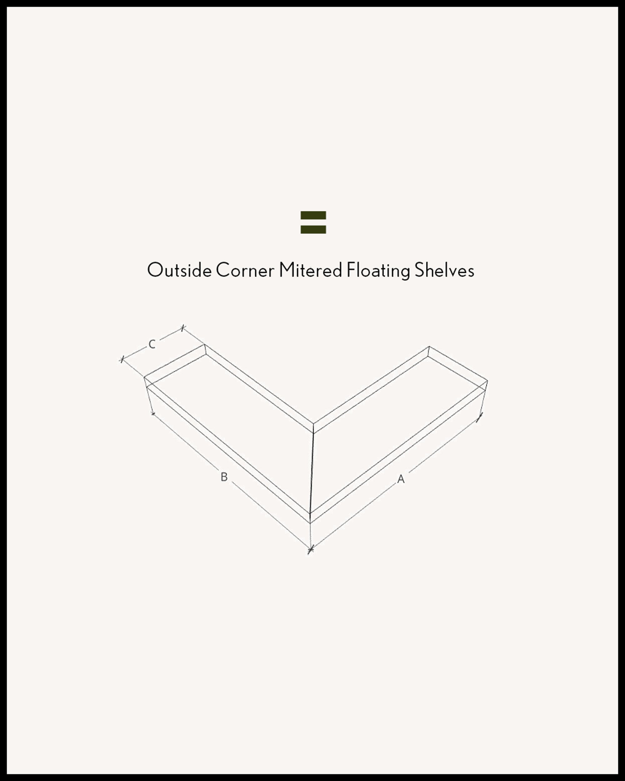 Cherry Corner Shelves 1.75" thick