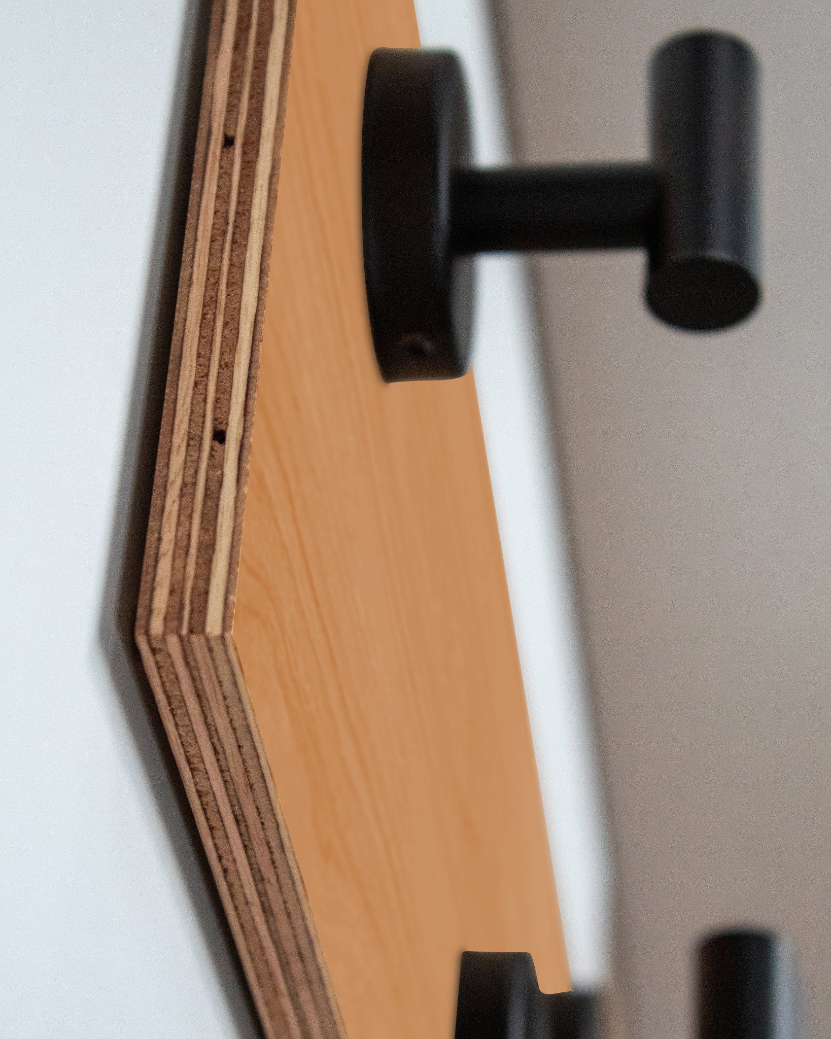 Cherry Hook Wall Rack