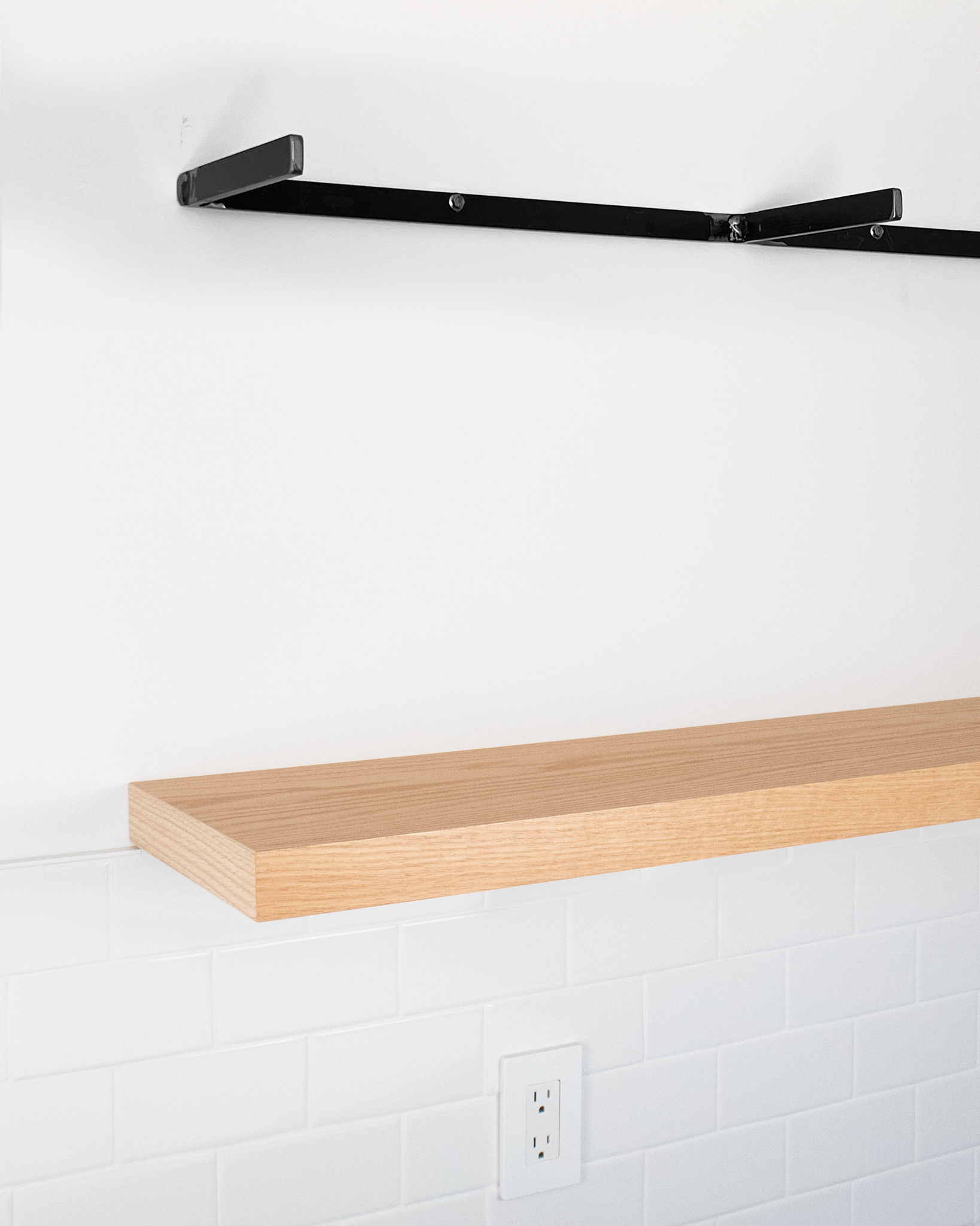 Red Oak Floating Shelves 1.75" thick