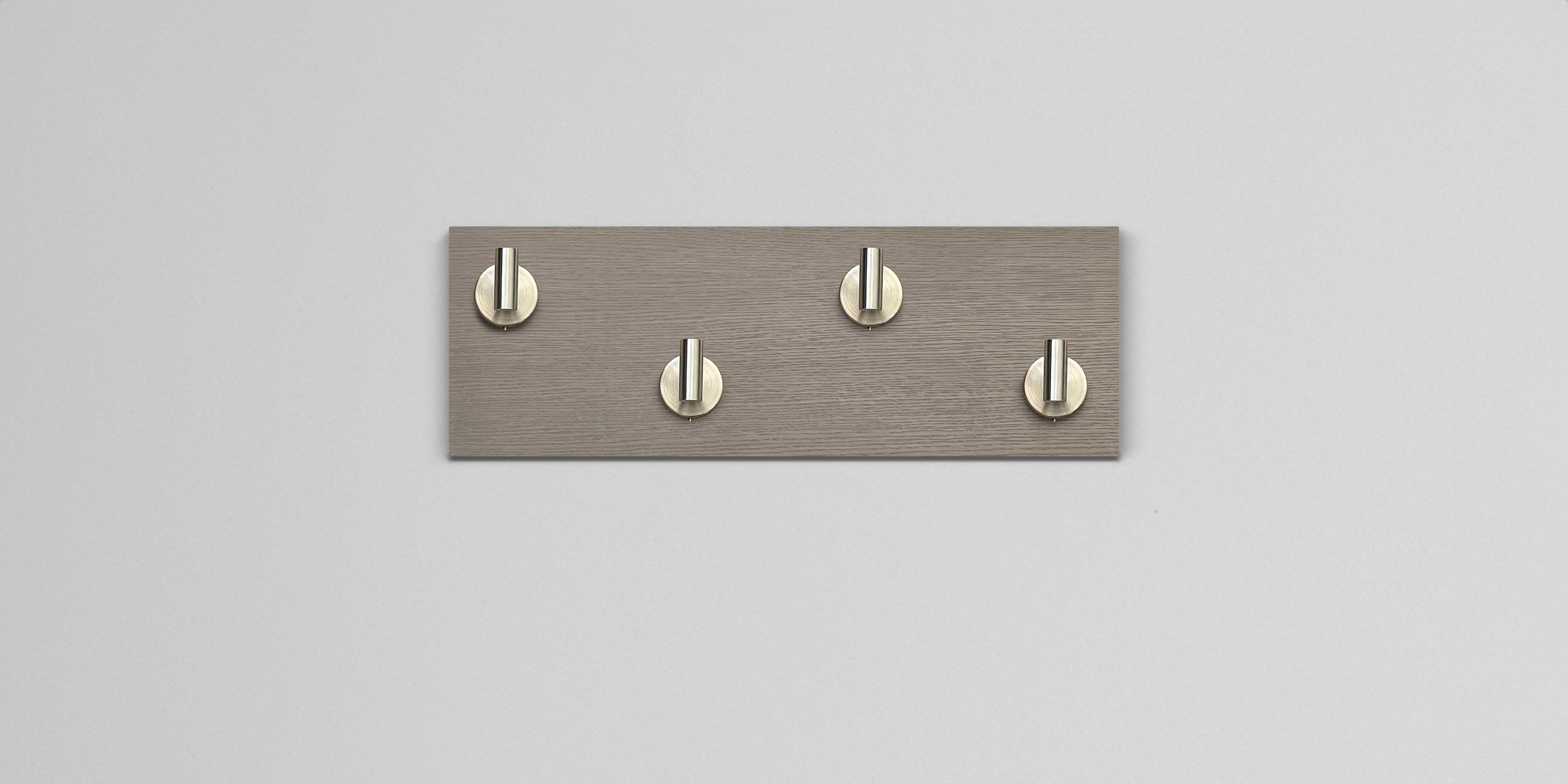 Driftwood Grey Oak Hook Wall Rack