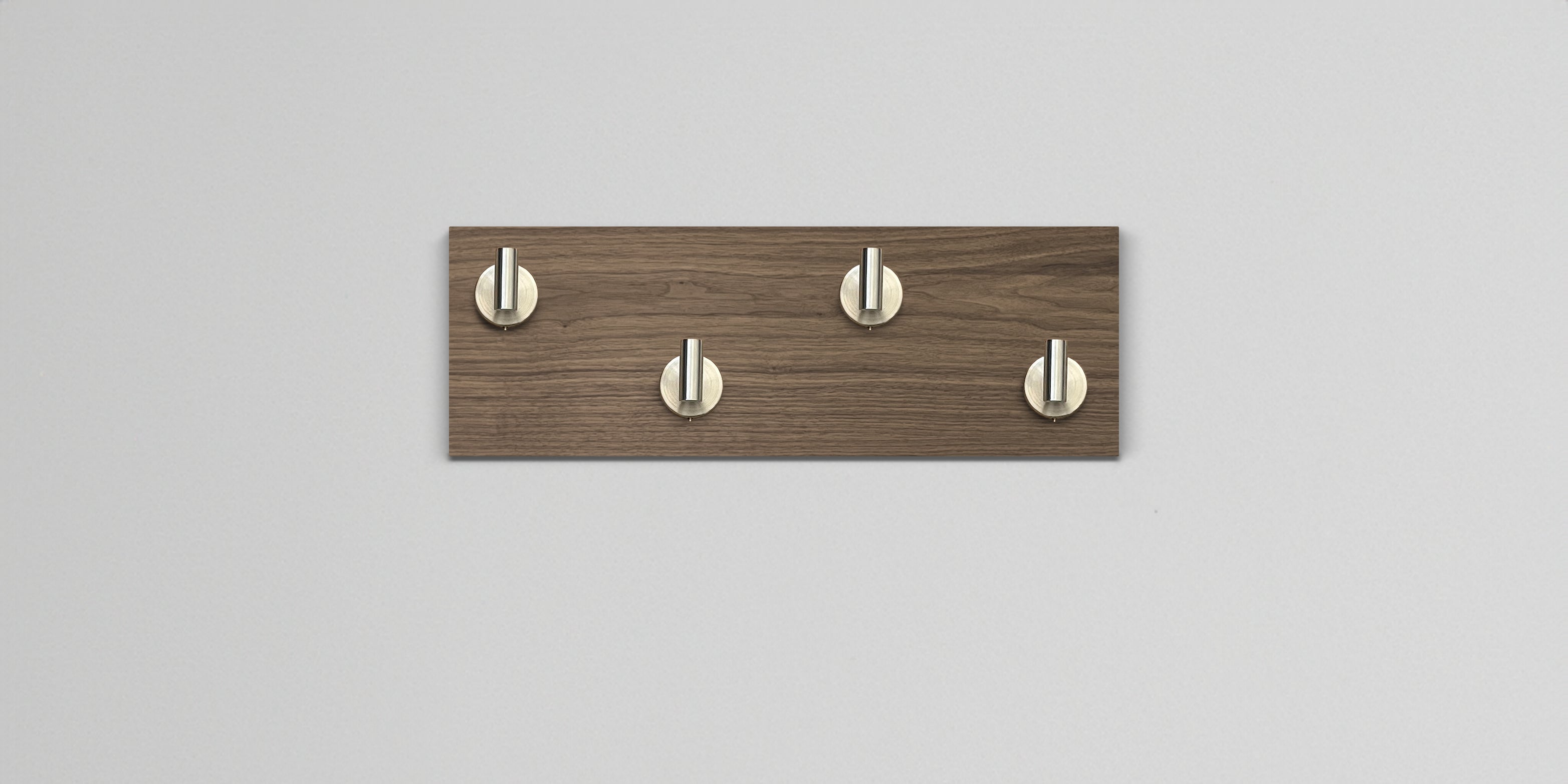 Walnut Hook Wall Rack