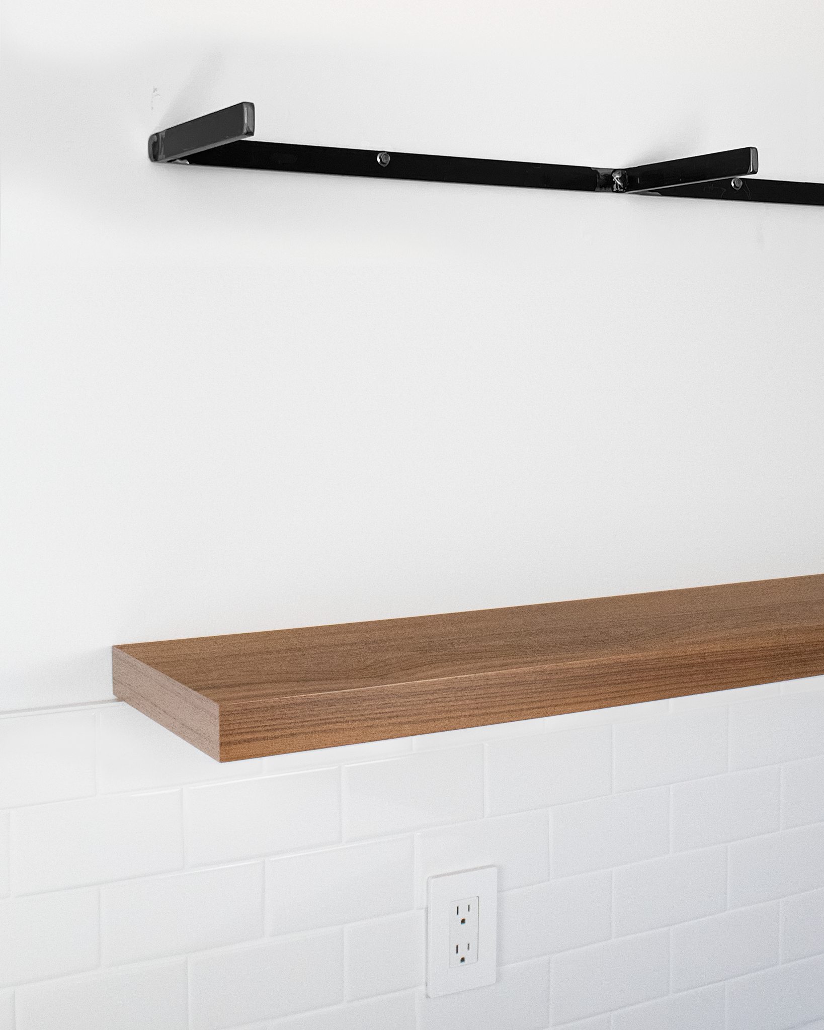 Teak Floating Shelves 1.75" thick