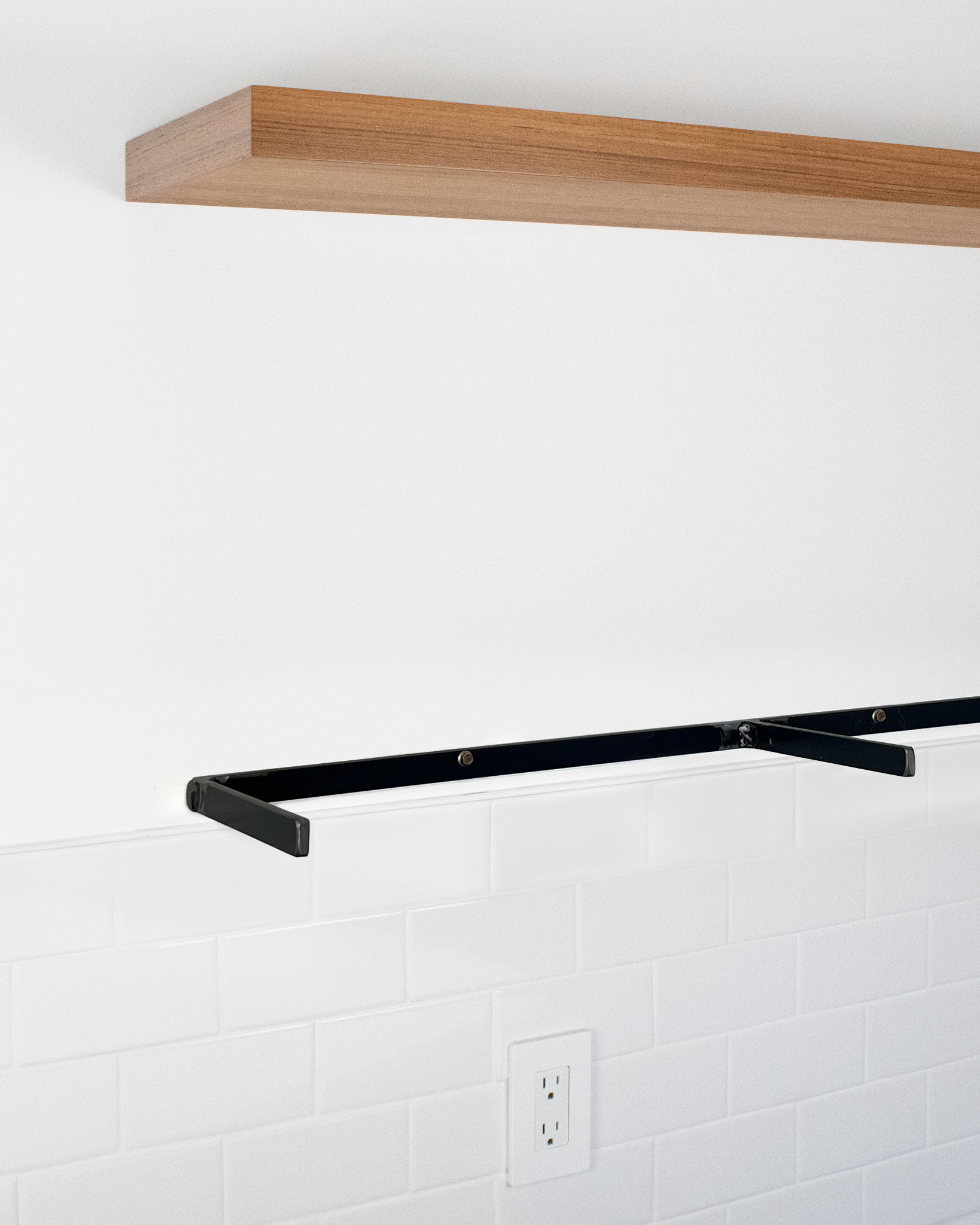 Teak Floating Shelves 1.75" thick