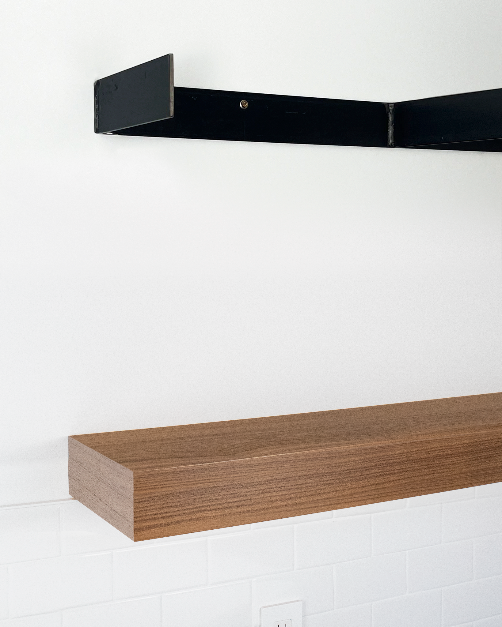 Teak Floating Shelves 2-4" thick