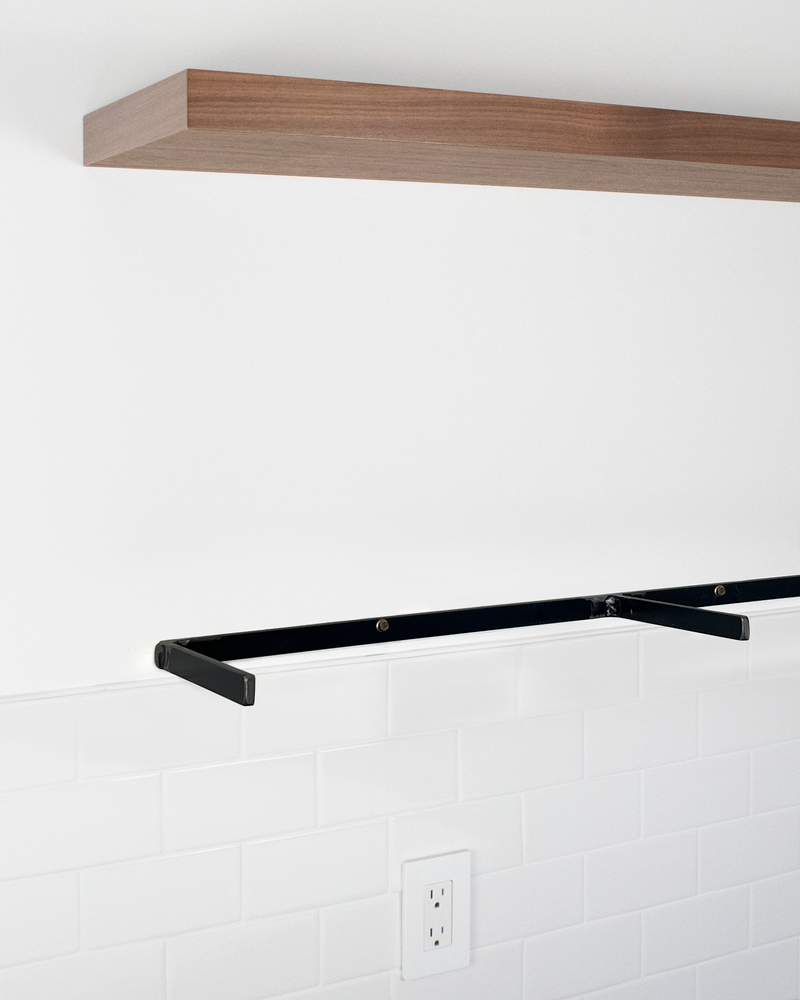 Walnut Floating Shelves Quick Ship