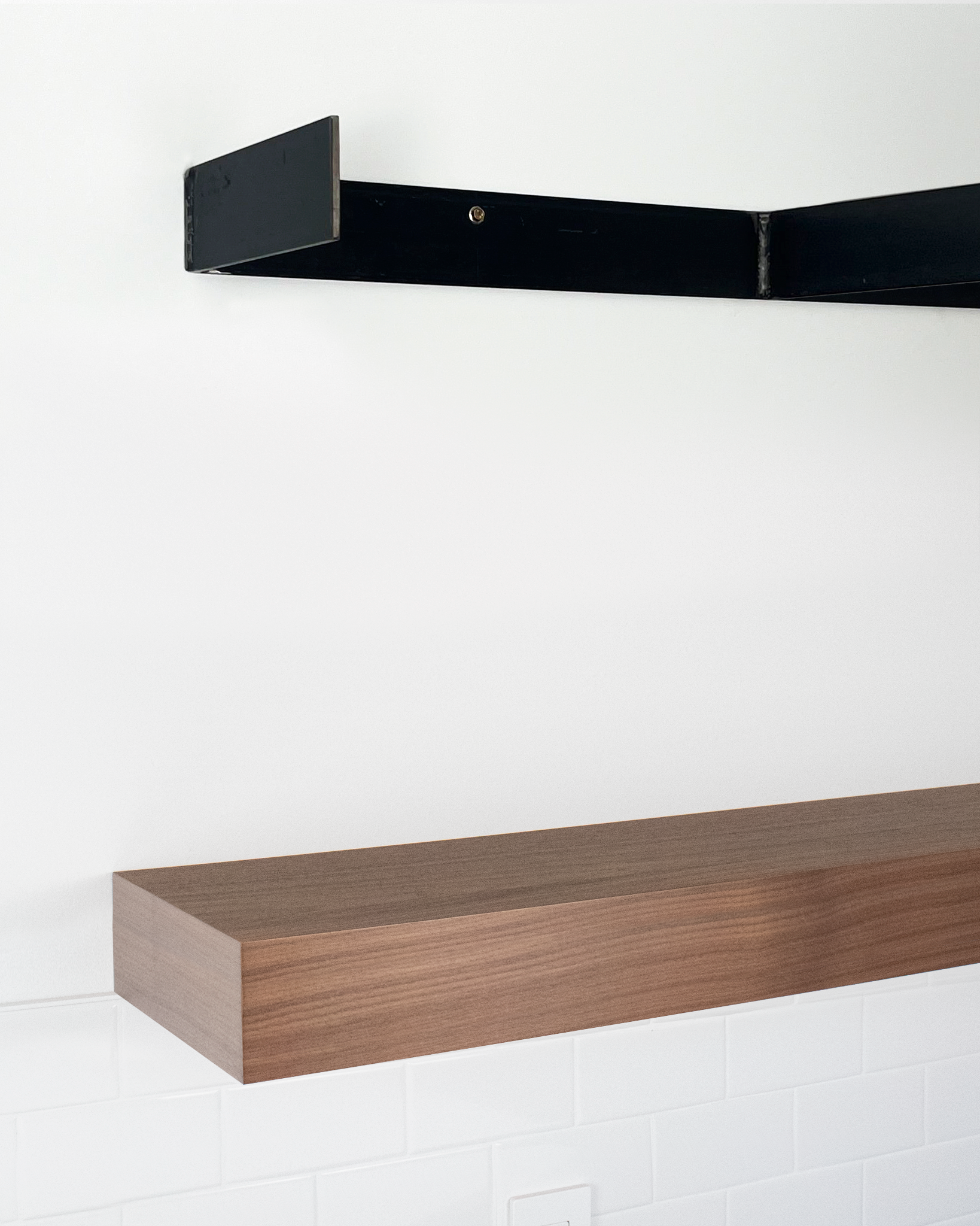 Walnut Floating Shelves 2-4" thick