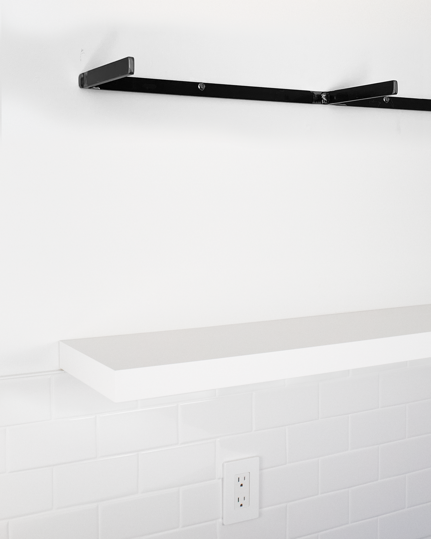 White Floating Shelves 1.75" thick