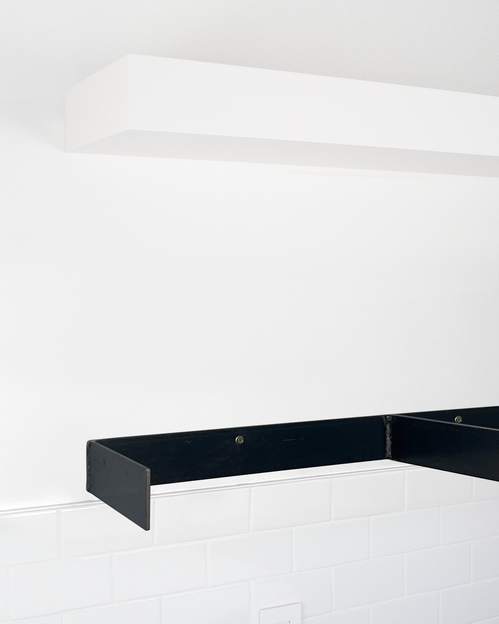 White Floating Shelves 2-4" thick