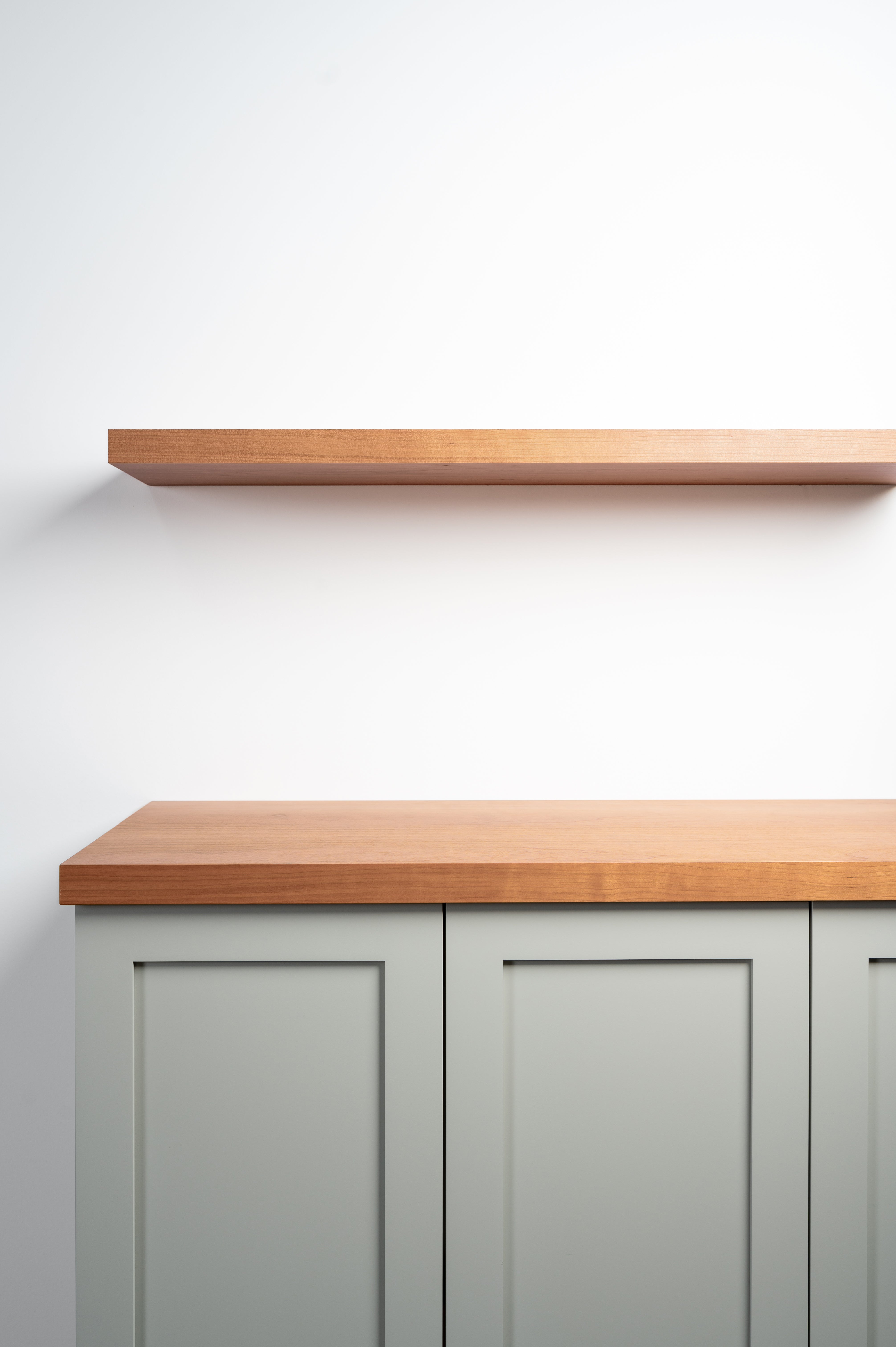 Cherry 4.1-6" thick Cabinet Top / Slab Shelf