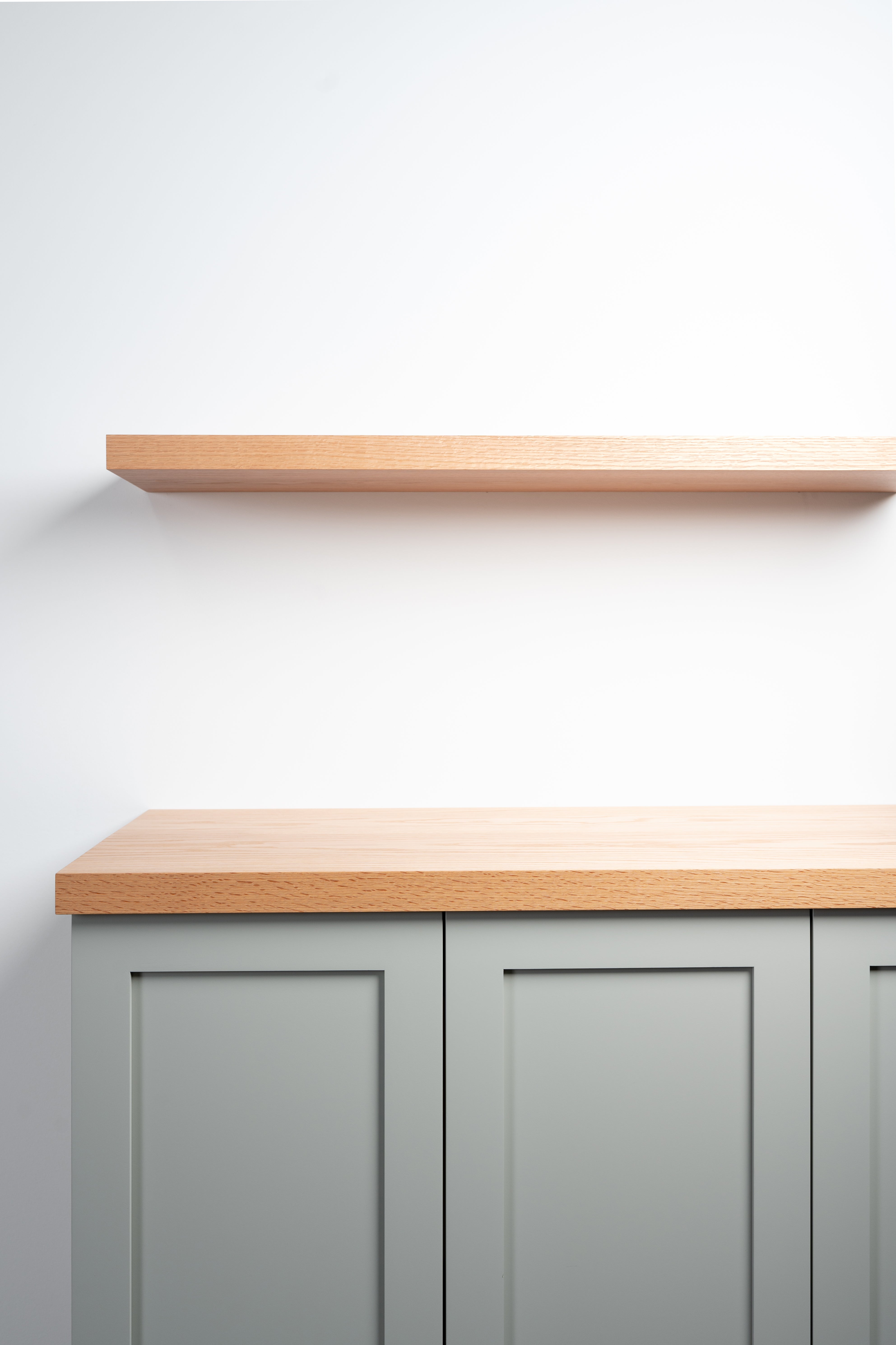 Red Oak 1.75" thick Cabinet Top / Slab Shelf