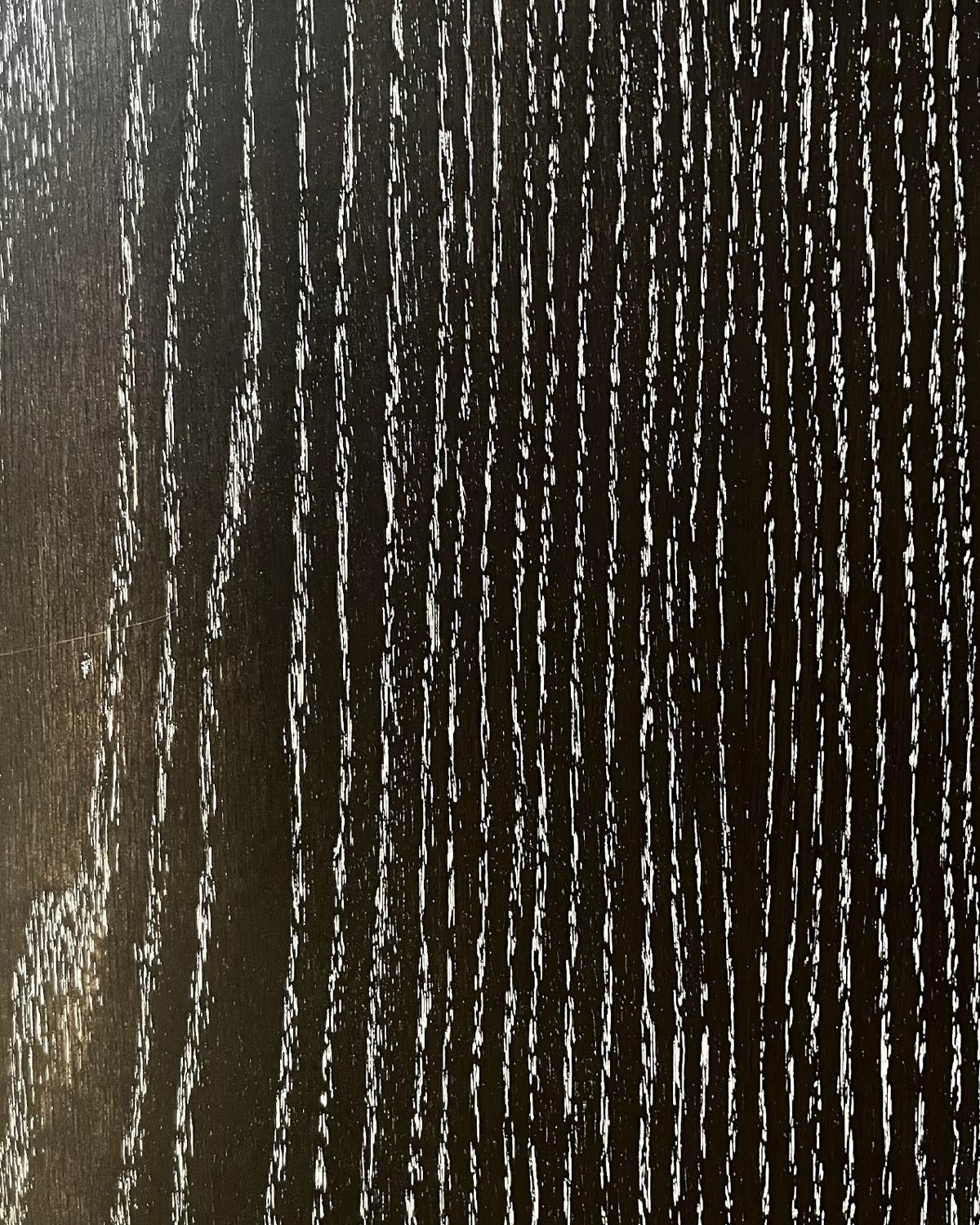 Ebonized Cerused Oak Hook Wall Rack