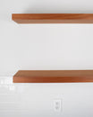 African Mahogany Floating Shelves 1.75” thick