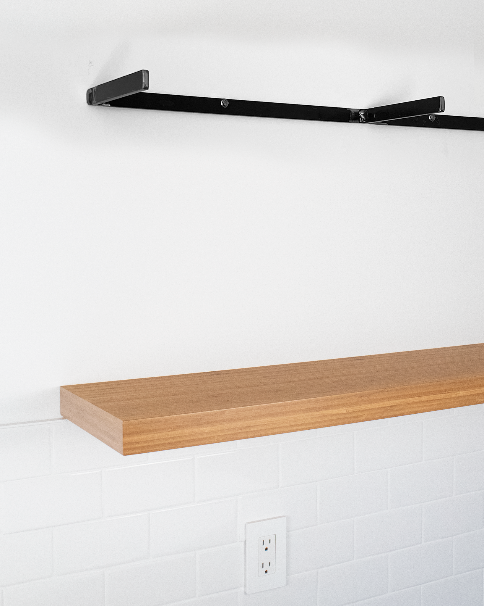 Bamboo Floating Shelves 1.75" thick