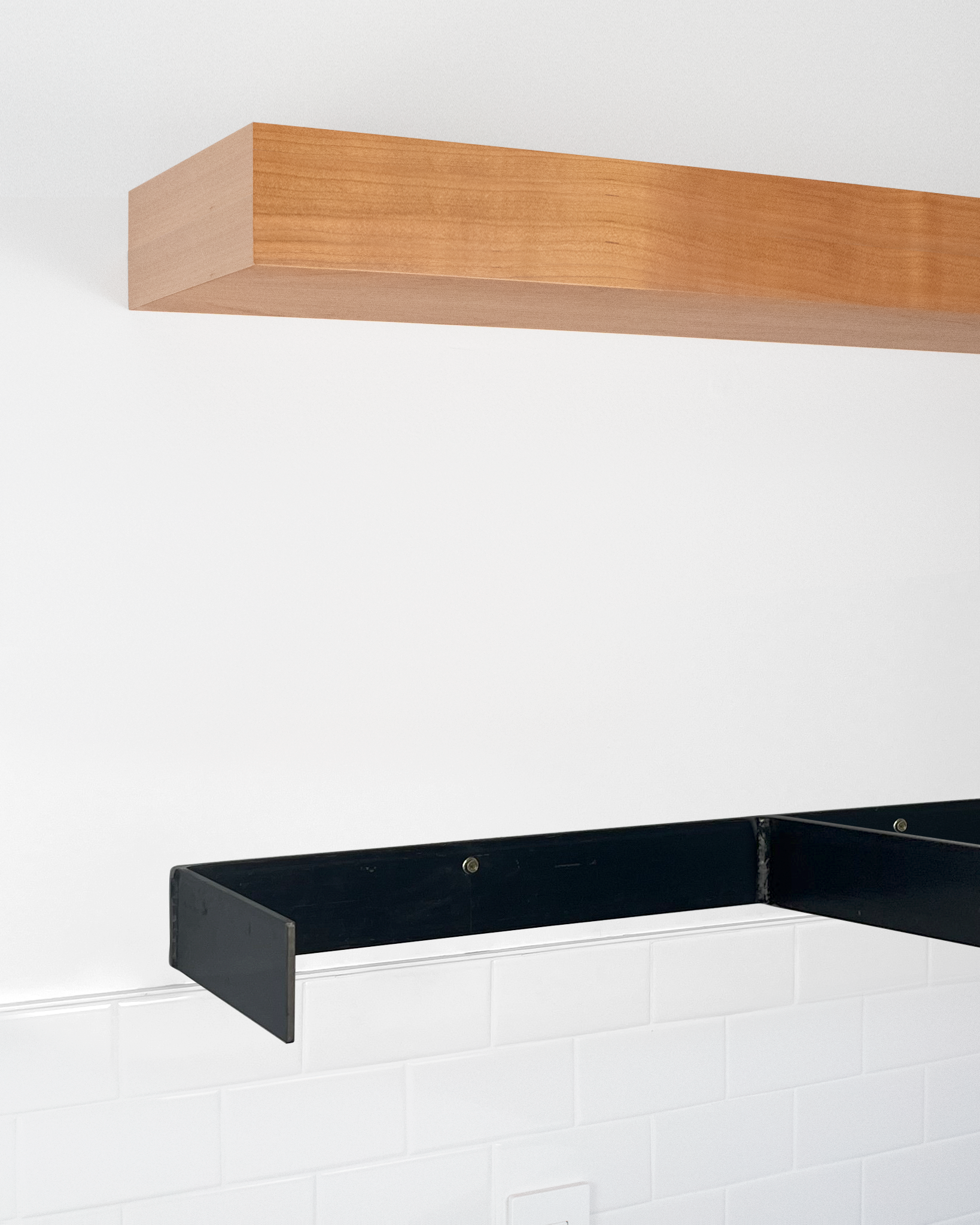 Cherry Floating Shelves 2-4" thick