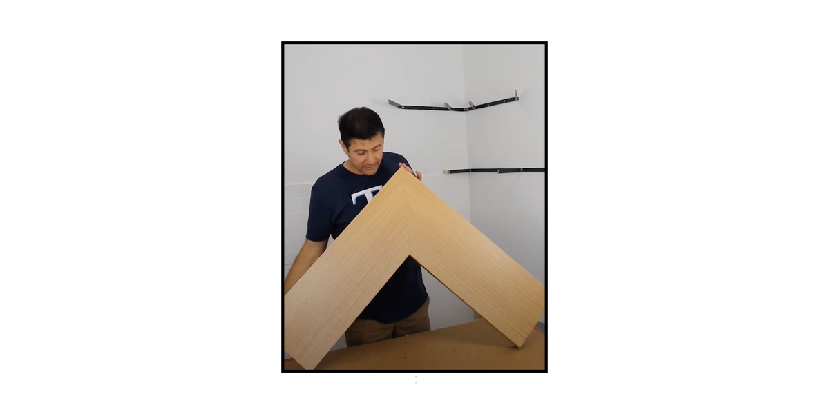 Corner Floating Shelves