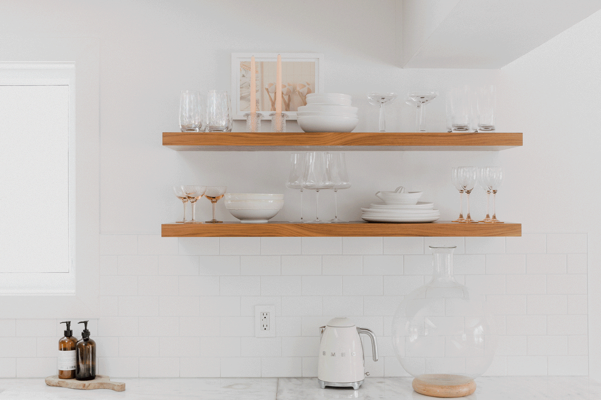 Custom Floating Shelves Floating Corner Shelves