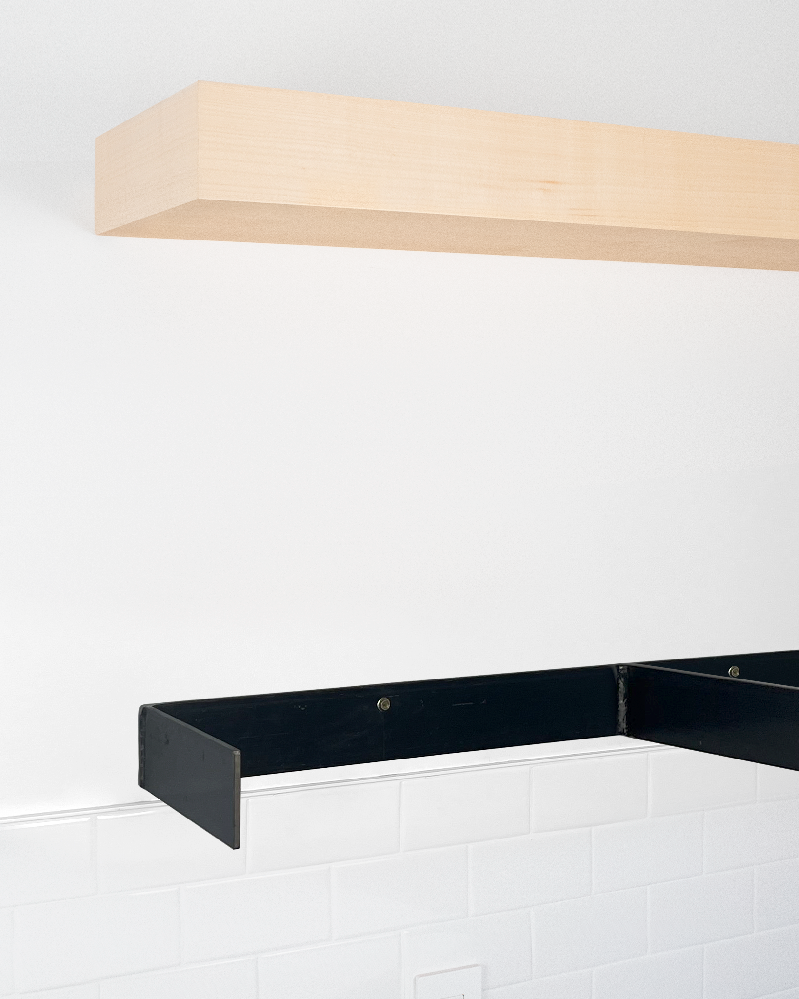 Maple Floating Shelves 2-4" thick