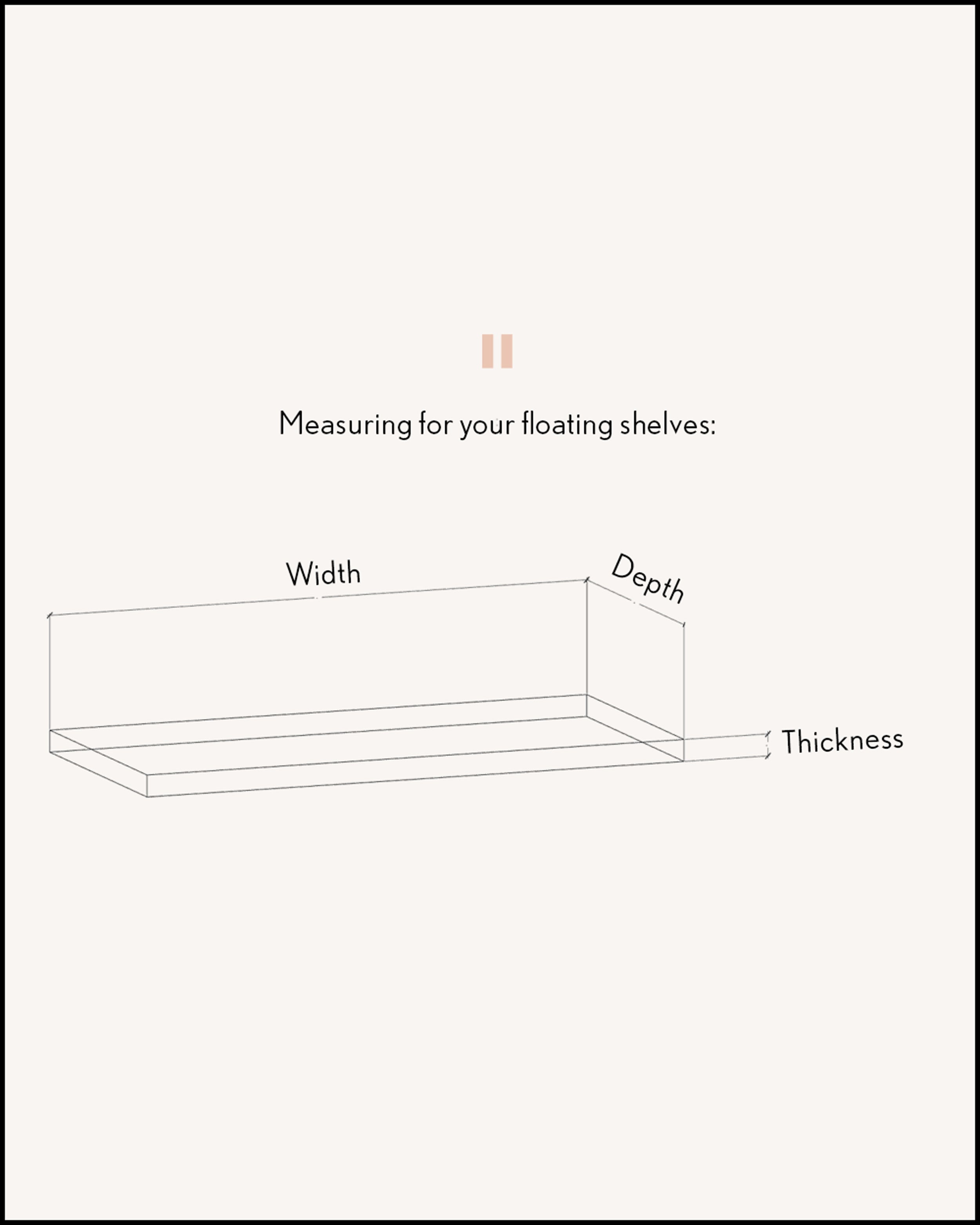 Teak Floating Shelves 4.1-6" thick