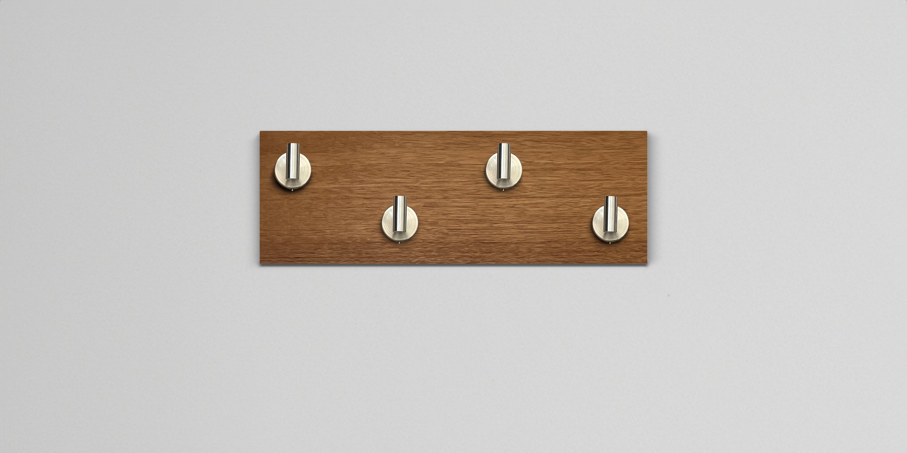 African Mahogany Hook Wall Rack