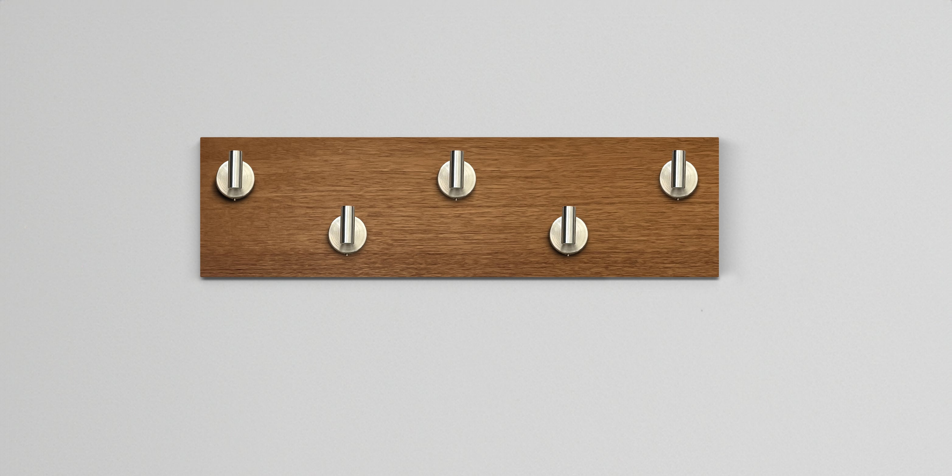 African Mahogany Hook Wall Rack