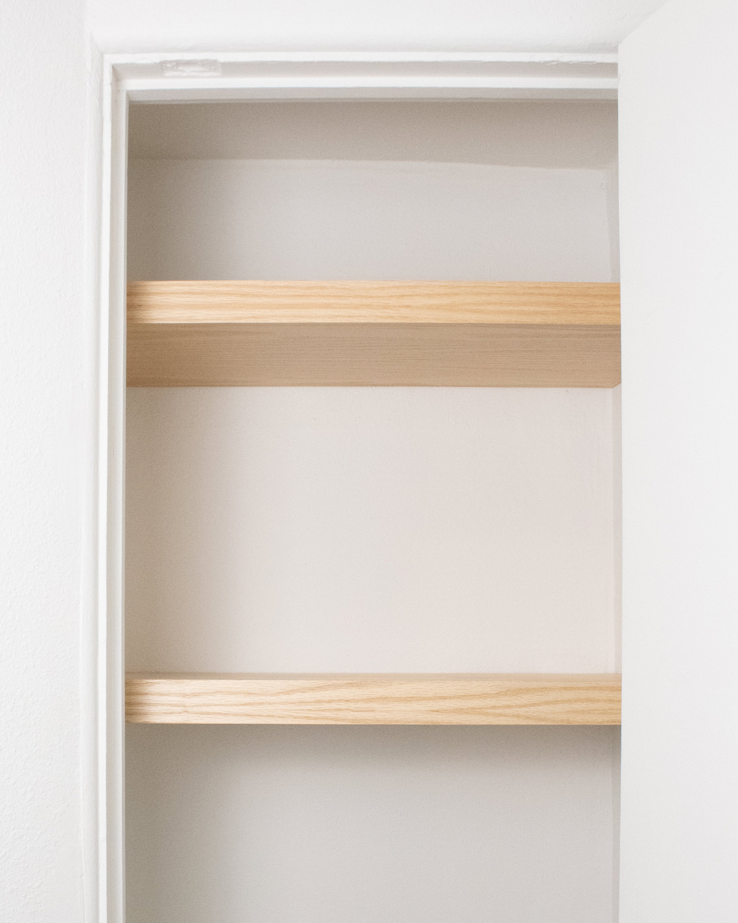 Bleached Oak 2-4" thick Cabinet Top / Slab Shelf