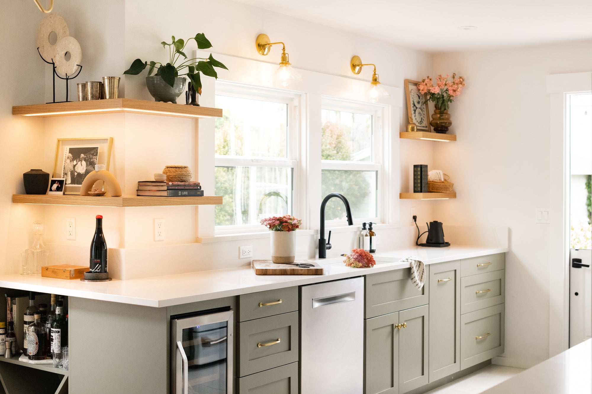 Corner Floating Shelves