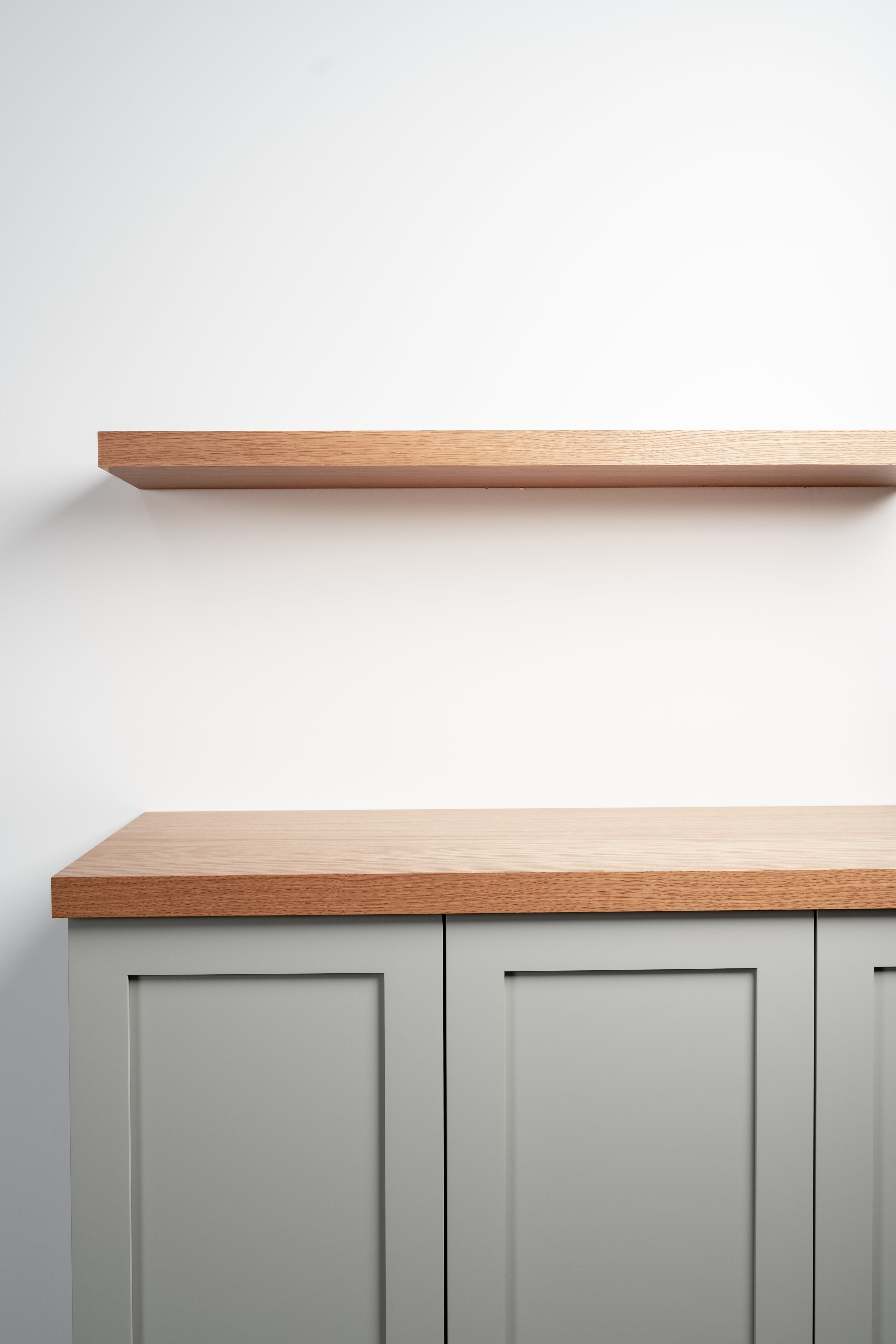 Rift White Oak 2-4" thick Cabinet Top / Slab Shelf