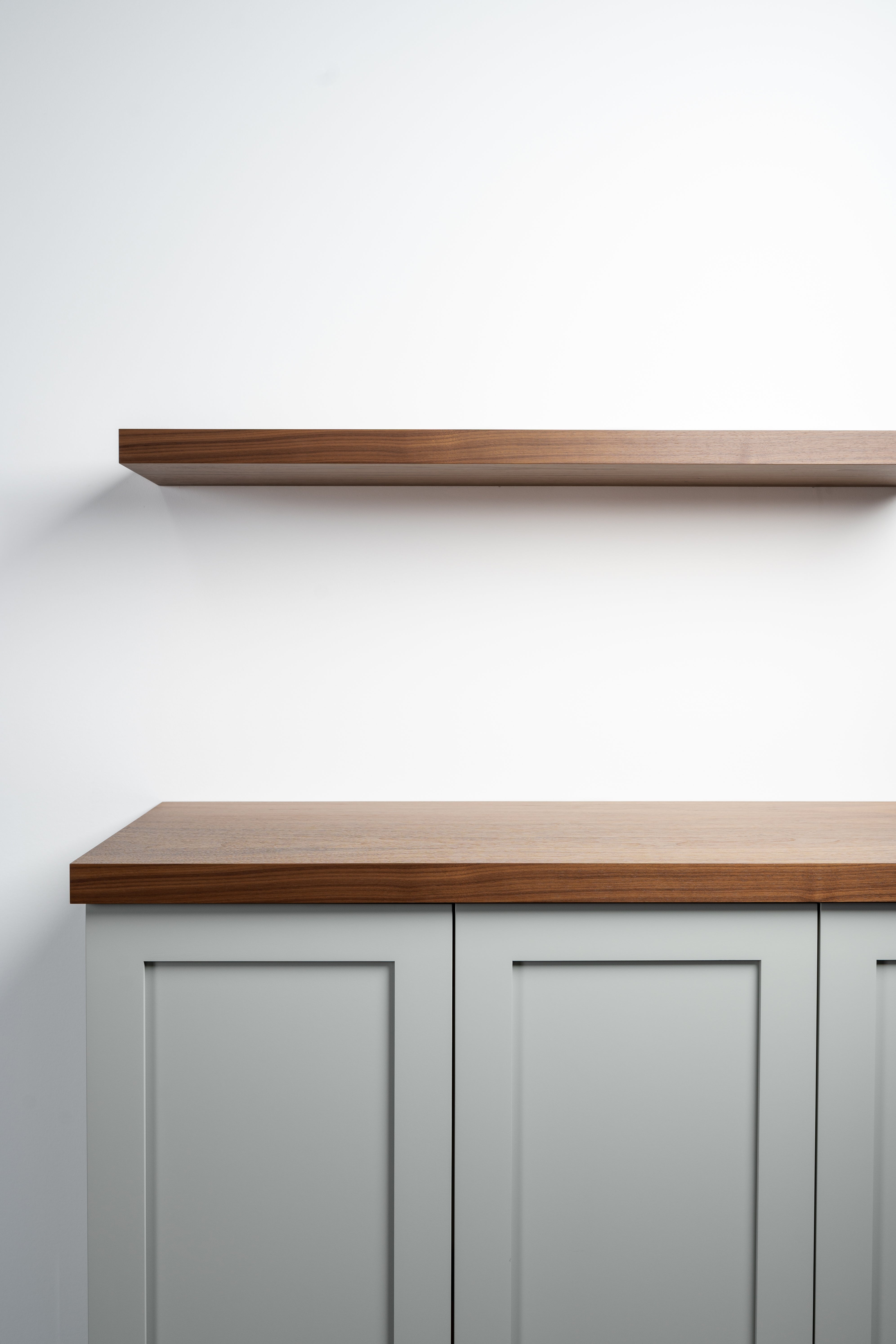Walnut 4.1-6" thick Cabinet Top / Slab Shelf